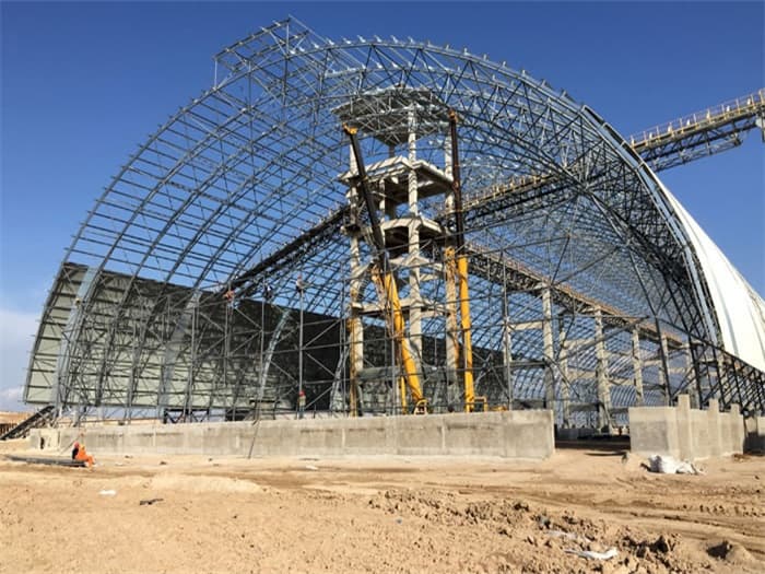 海西煤机油桶翘工程网架